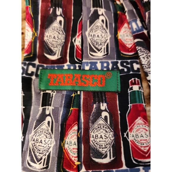 TABASCO Hot Sauce  Men's 100% Silk Neck Tie - Picture 3 of 5